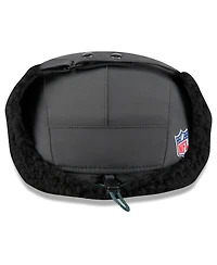 New Era Men's Charcoal Philadelphia Eagles 2025 Sideline Cold Weather Runner Dog Ear Adjustable Hat