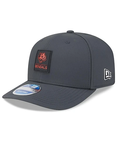 New Era Men's Charcoal Cincinnati Bengals 2025 Sideline Cold Weather 9SEVENTY Adjustable Hat