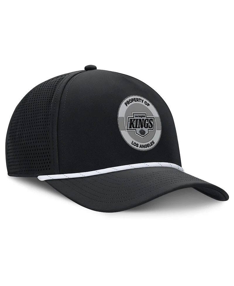 Fanatics Men's Black Los Angeles Kings Authentic Pro Rink Adjustable Hat