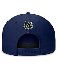 Fanatics Men's Navy Montreal Canadiens Authentic Pro Rink Team Code Snapback Hat