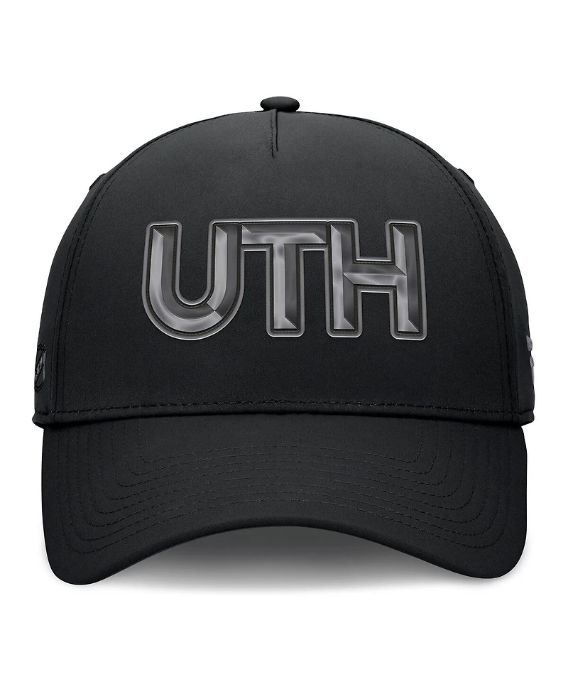 Fanatics Men's Black Utah Mammoth Authentic Pro Road Team Code Flex Hat