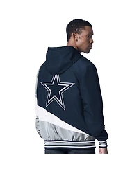 G-iii Sports by Carl Banks Men's Navy/Charcoal Dallas Cowboys Dual Threat Reversable Full-Zip Jacket