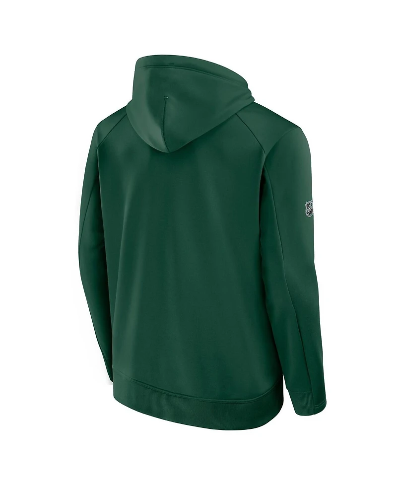 Fanatics Men's Green Minnesota Wild Authentic Pro Rink Hoodie