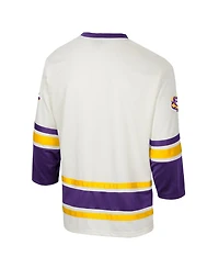 Colosseum Men's Cream Lsu Tigers Puck Proud Fashion Hockey Jersey