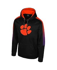 Colosseum Men's Black Clemson Tigers The Gang Blackout Hoodie