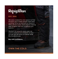 RefrigiWear Women's PolarForce Hiker, Insulated Waterproof Leather Work Boots