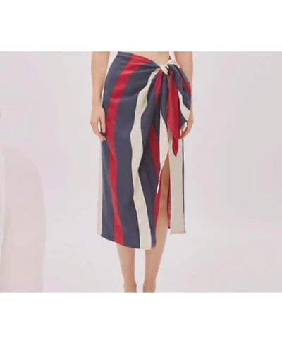 Labeca London Women's Soho Linen Wrap Skirt