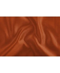 Kate Aurora 1 Piece Autumn Cinnamon Spice Faux Silk Lightweight Transparent Sheer Grommet Top Curtain Panel - 90 in. Long