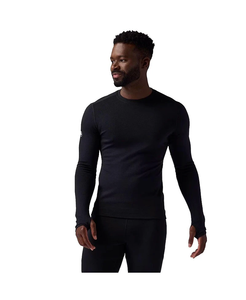 Backcountry Men's Cedars Rws Merino Mid-Wt Baselayer Crew Top Midweight Long Underwear Tops