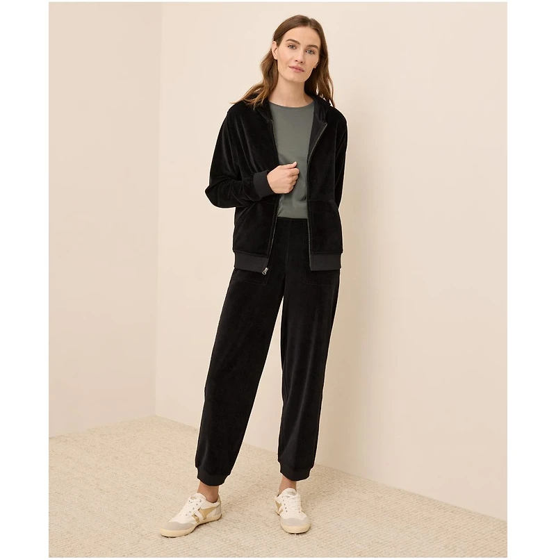 Pact Women's Organic Cotton Velour Relaxed Jogger