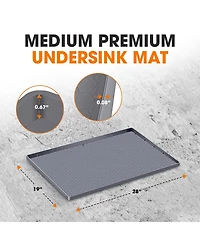 Cheer Collection Sillicone Under Sink Mat 19" x 28"