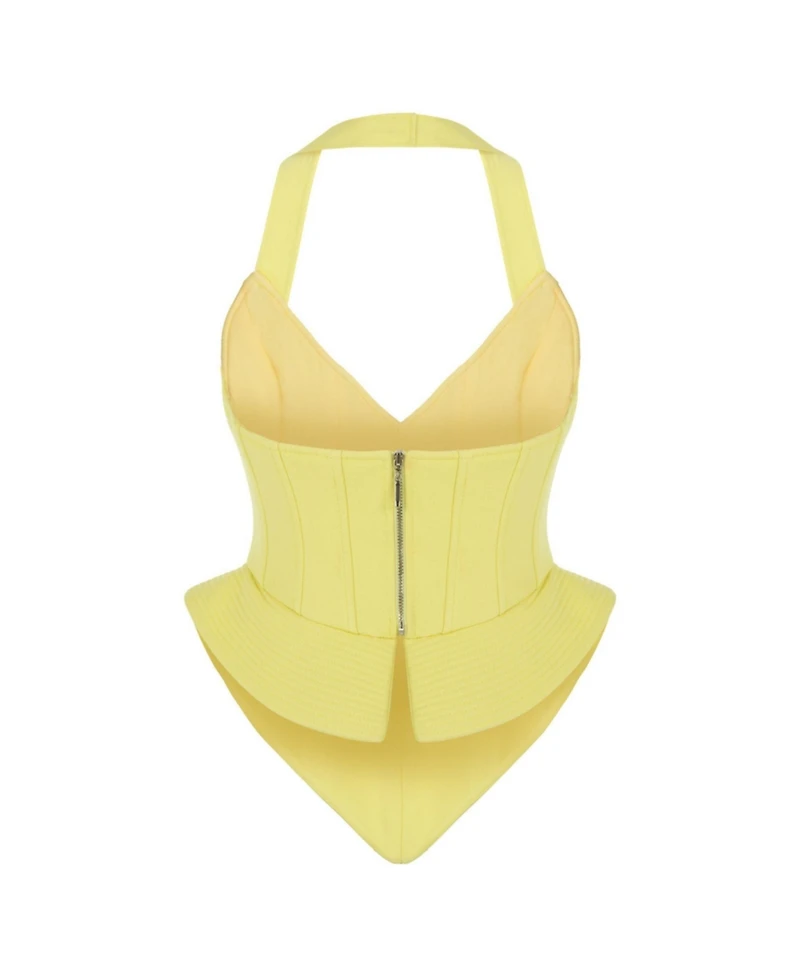 Nocturne Women's Corset Style Crop Top