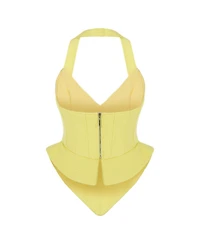 Nocturne Women's Corset Style Crop Top