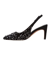 COSMO2 | Stiletto Heel Sequined Slingback Pump