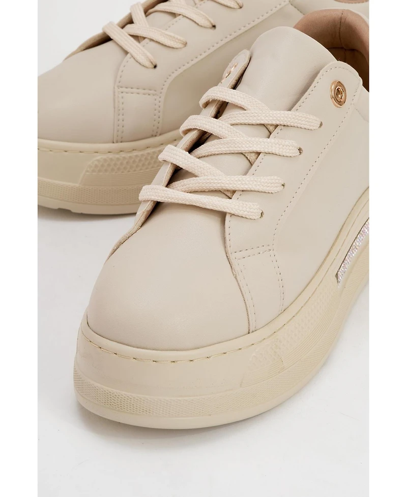 Prologue Shoes Poem Embellished Platform Sneakers (Women)