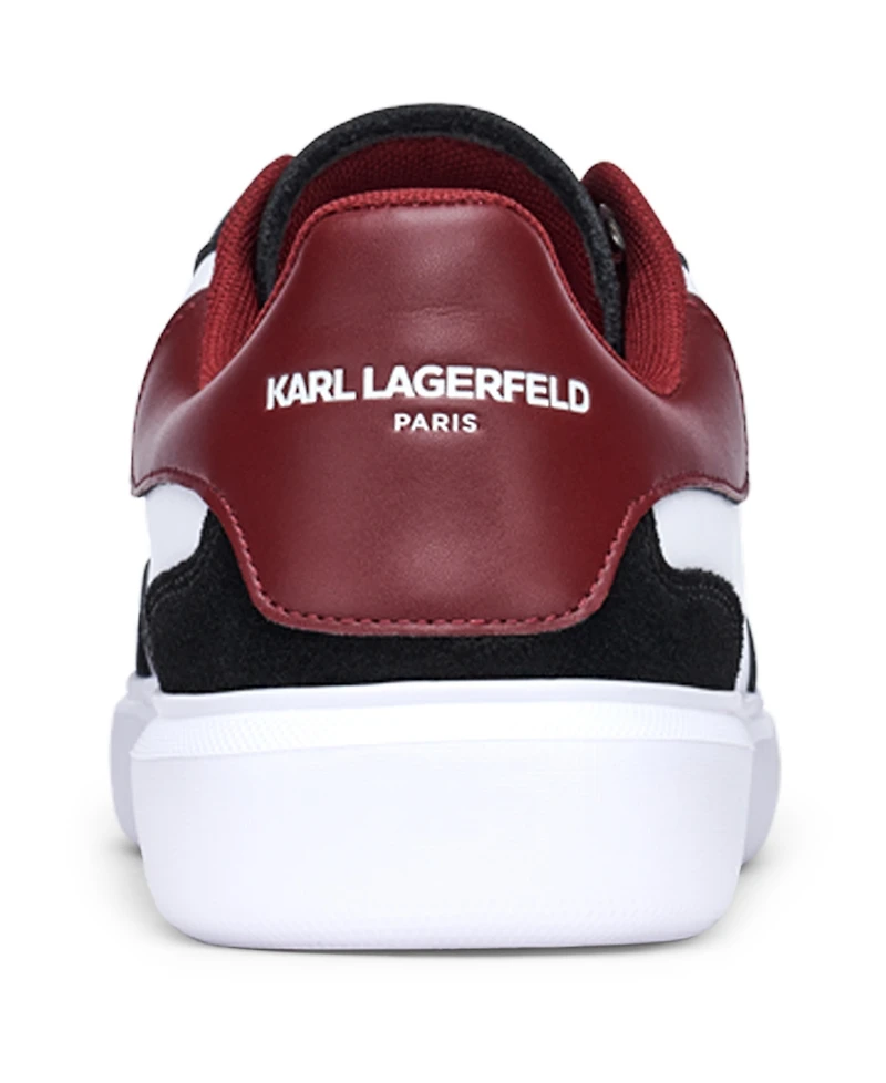 Karl Lagerfeld Paris Men's Multi-Color Side Logo Bit Sneakers