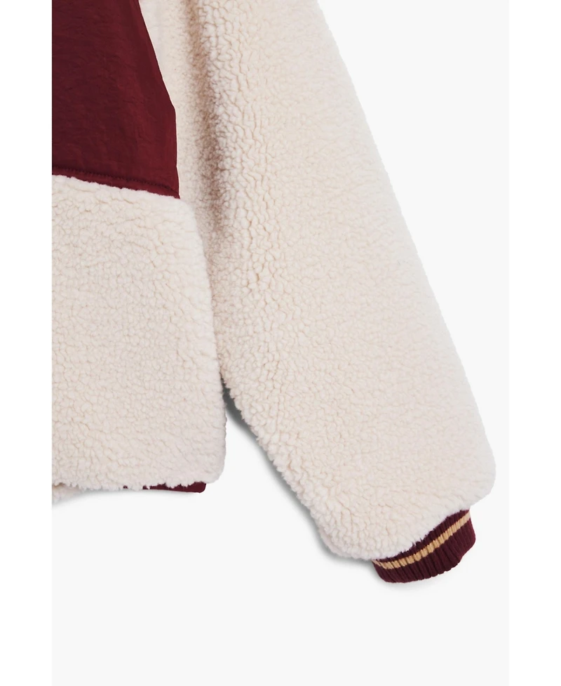 Desigual Girls's Sherpa jacket with hood