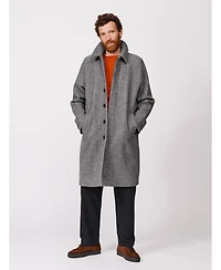 Aubin Men's Dawes Wool Blend Overcoat