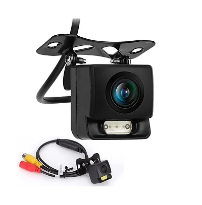 Pyle Rearview Back-Up Camera - Parking Reverse Cam with Distance Scale Line Display, Night Vision, Waterproof, PLCM11