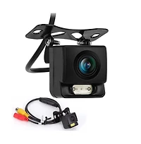 Pyle Rearview Back-Up Camera - Parking Reverse Cam with Distance Scale Line Display, Night Vision, Waterproof, PLCM11