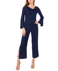 Sam & Jess Petite Bell Sleeve Cowl Neck Top