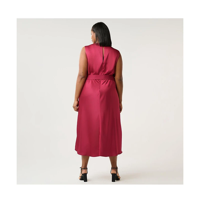 Estelle Women's Emmi Satin Midi Dress