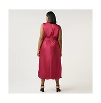 Estelle Women's Emmi Satin Midi Dress