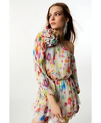 Women's Printed Flowy Dress