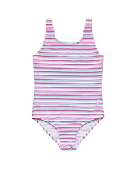 Snapper Rock Big Girls Sorbet Stripe Teen Scoop Swimsuit