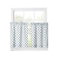 Ellis Curtain Manchester Window Treatment 1.5" Rod Pocket 100% Cotton Curtain Tiers 50" x 24