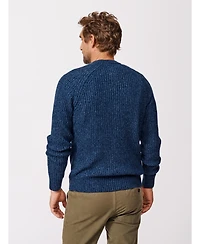 Aubin Men's Ray Fisherman Rib Crew Neck Sweater