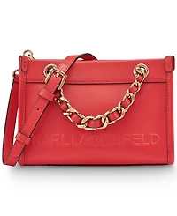 Karl Lagerfeld Paris Savoie Leather Crossbody
