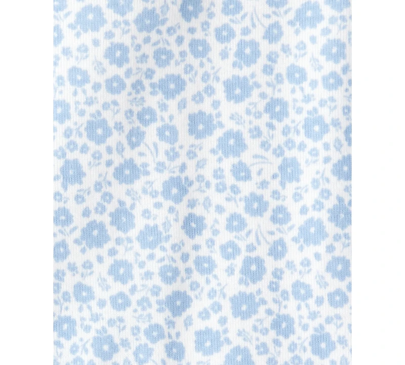 Carter's Baby Girls 3-Piece Floral Sleeveless Vest, Bodysuit and Pants Set