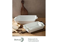 ATuMan Indoor Thermometer Hygrometer with Large Digital Date Clock