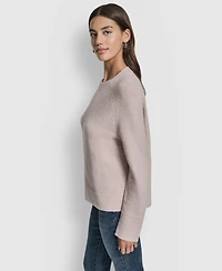 Dkny Jeans Women's Crewneck Long-Sleeve Sweater