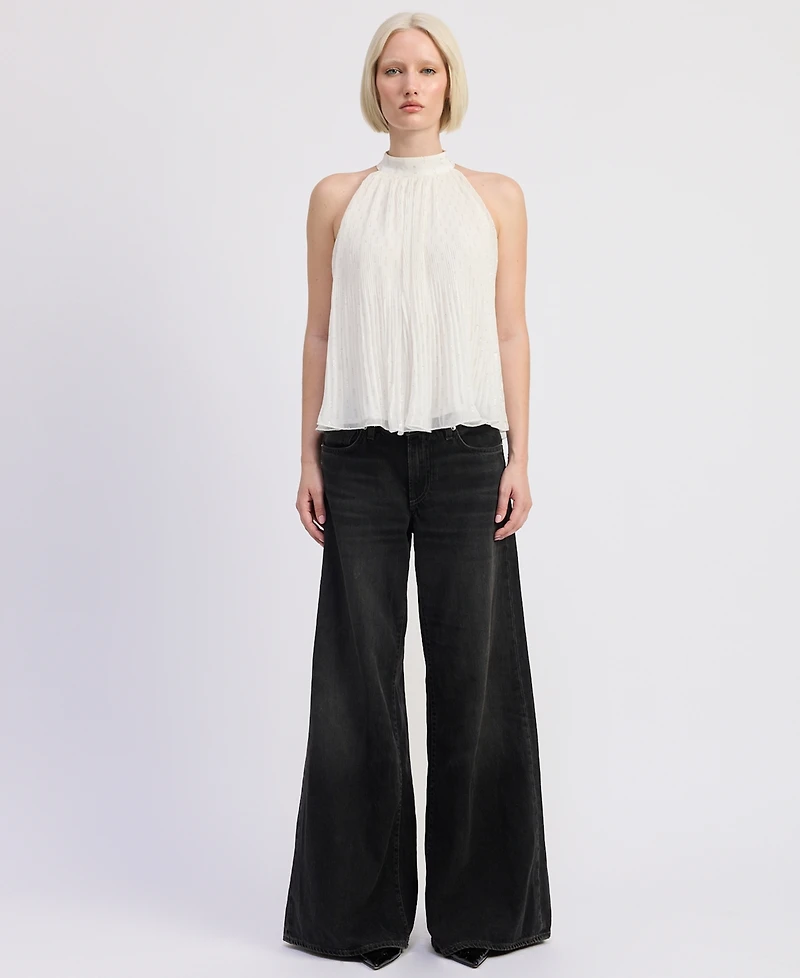 En Saison Women's Camille Sleeveless Swing Top