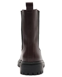 Arezzo Women's Brandy Mid Block Heel Round Toe Booties