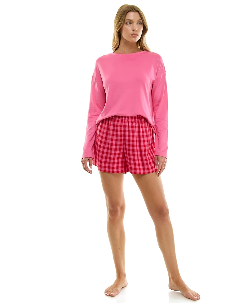 Roudelain Women's Long-Sleeve Drop Shoulder Top