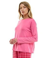 Roudelain Women's Long-Sleeve Drop Shoulder Top