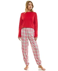 Roudelain Women's Long-Sleeve Drop Shoulder Top