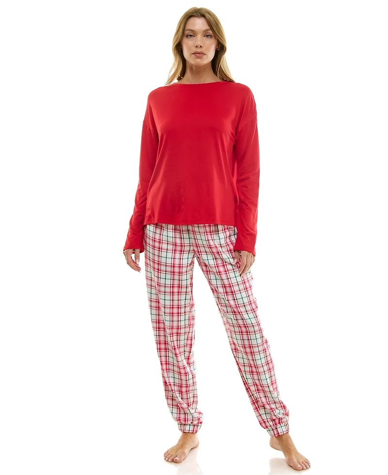 Roudelain Women's Long-Sleeve Drop Shoulder Top
