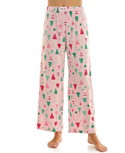 Roudelain Women's Printed Open Leg Velour Pants