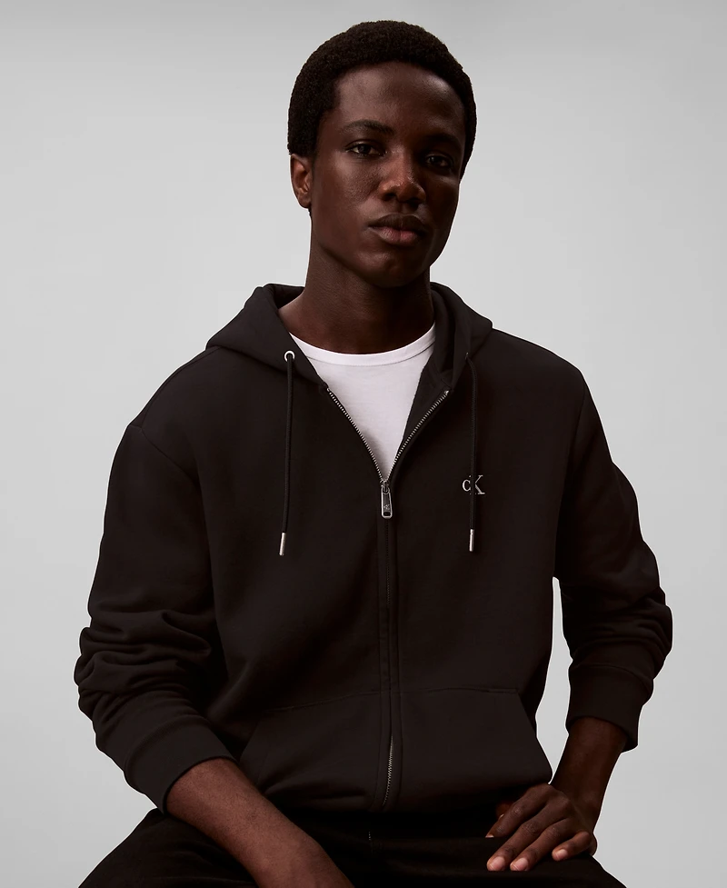 Calvin Klein Men's Archive Logo Zip Hoodie