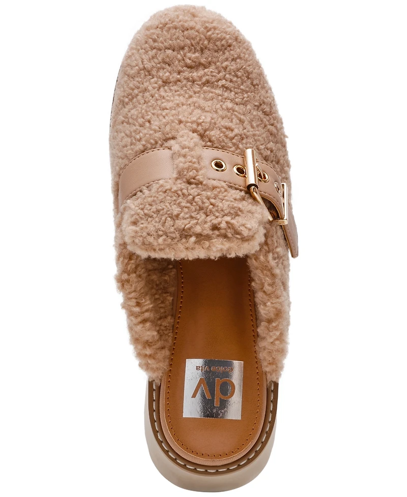 Dv Dolce Vita Women's Cozy Buckle Platform Clogs