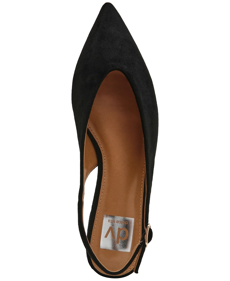 Dv Dolce Vita Women's Empress Pointed Toe Slingback Flat Mules