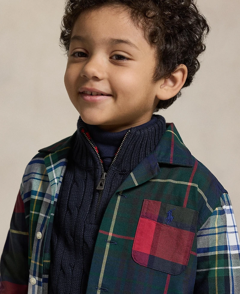 Plaid Cotton Oxford Fun Shirt
