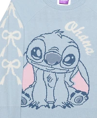 Disney Girls 2T-6X 2-Piece Stitch Long-Sleeve Top and Skirt Set