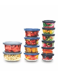 24 Pc Glass Containers