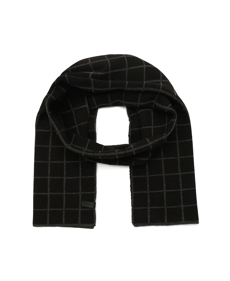 Calvin Klein Men's Window Check Scarf