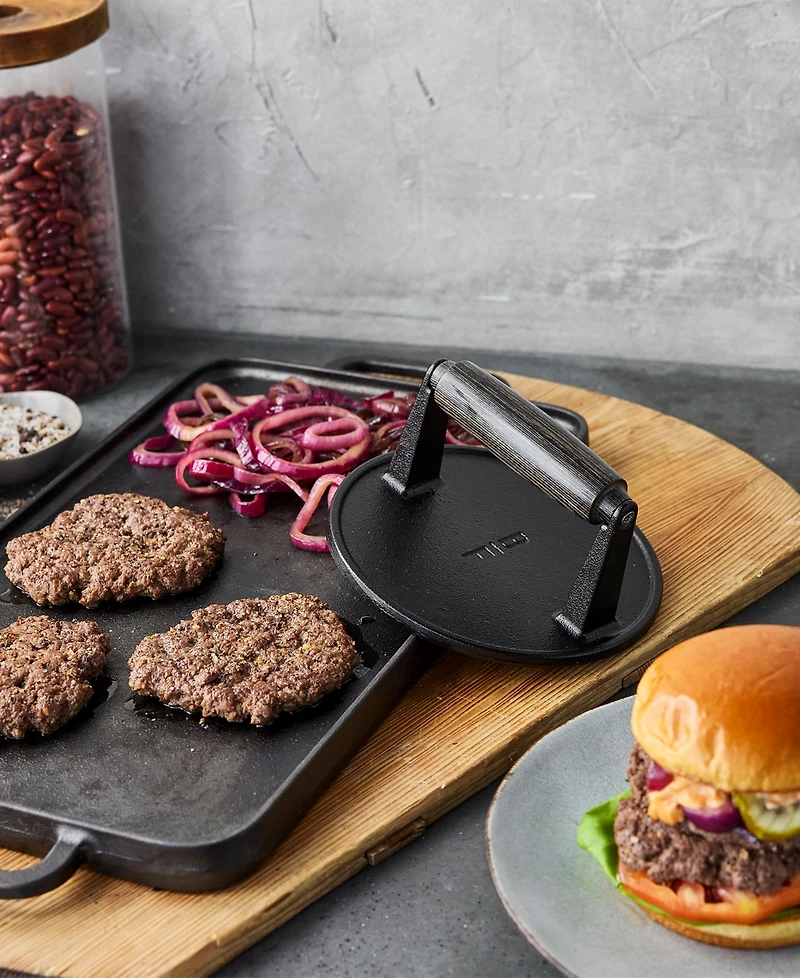 GreenPan Bobby Flay Cast Iron 6.5" Round Grill Press